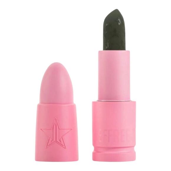 JEFFREE STAR COSMETICS NIB VELVET TRAP Lipstick SO JADED Muted Deep Jade Green - Picture 5 of 16